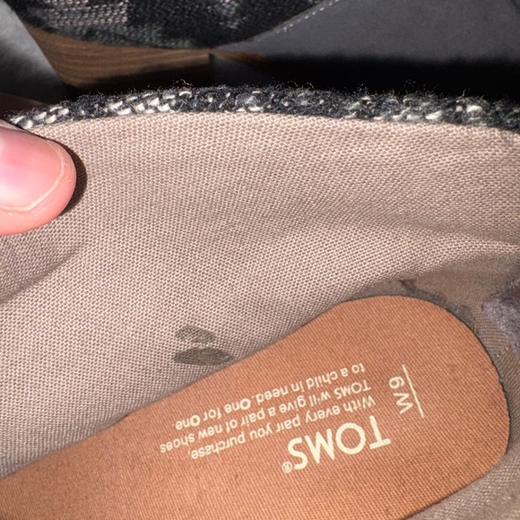 Toms Leila Suede Aztec Ankle Boot, Dark Gray - Picture 3 of 8